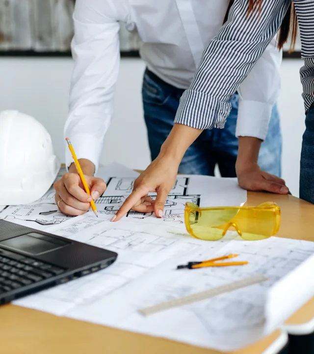 team-professionals-is-working-drawing